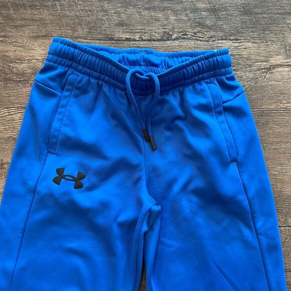 Under Armour Little Boy Small Versa Blue Fleece Straight Leg Athletic Pant NWOT - Picture 2 of 10